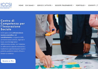 Realizzazione del sito web per ICCSI – Italian Competence Center for Social Innovation